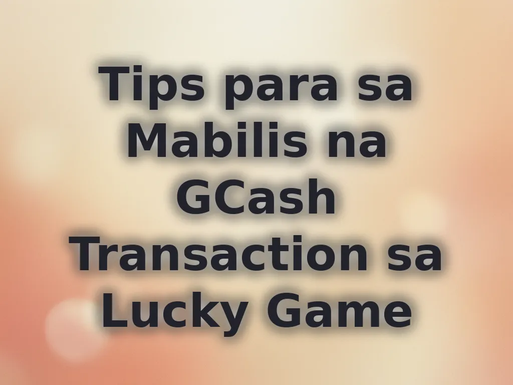GCash Tips